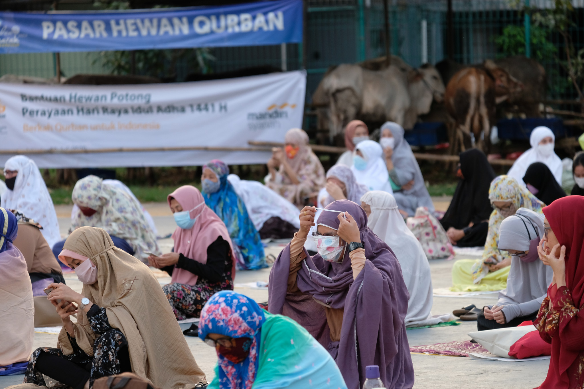 Salat Idul Adha di Masjid AlAzhar Jakarta